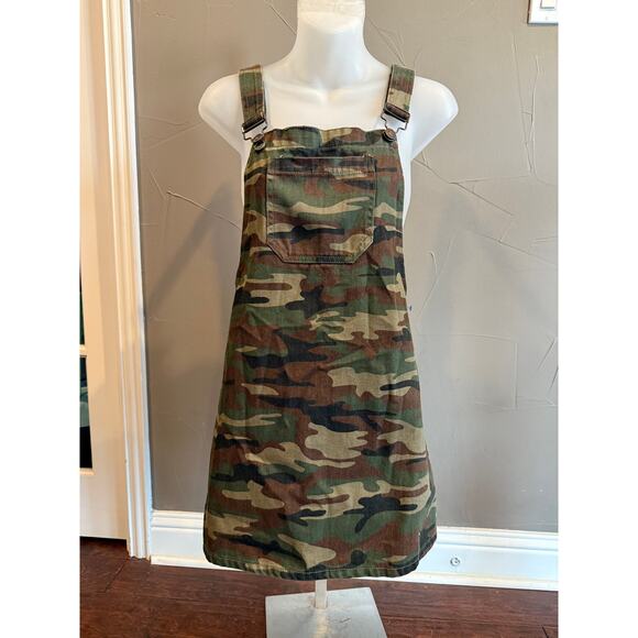 Camo Overall Dress - Picture 1 of 3
